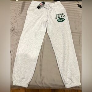 NFL NY Jets Sweat Pants Gray size Medium